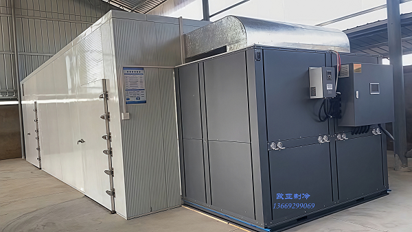 50匹大型中药材热泵烘房|新款双高效热回收变频露点除湿机型